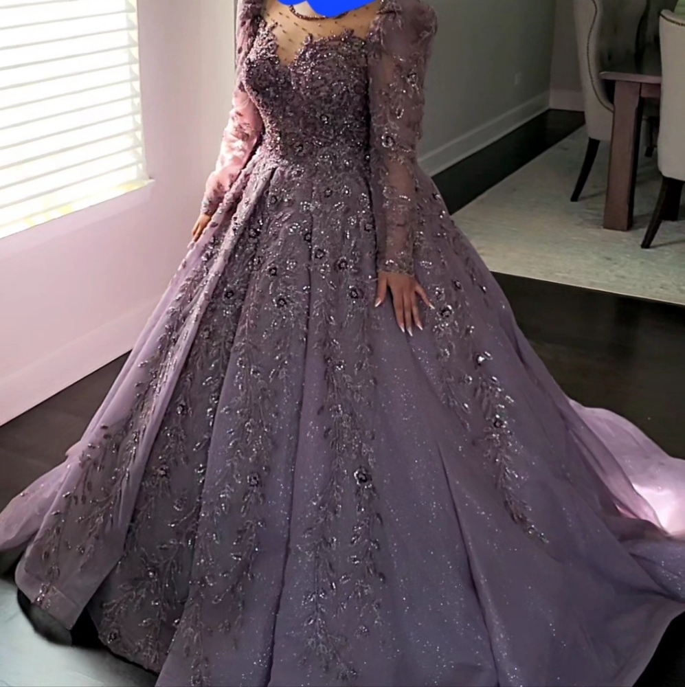 Purple gown